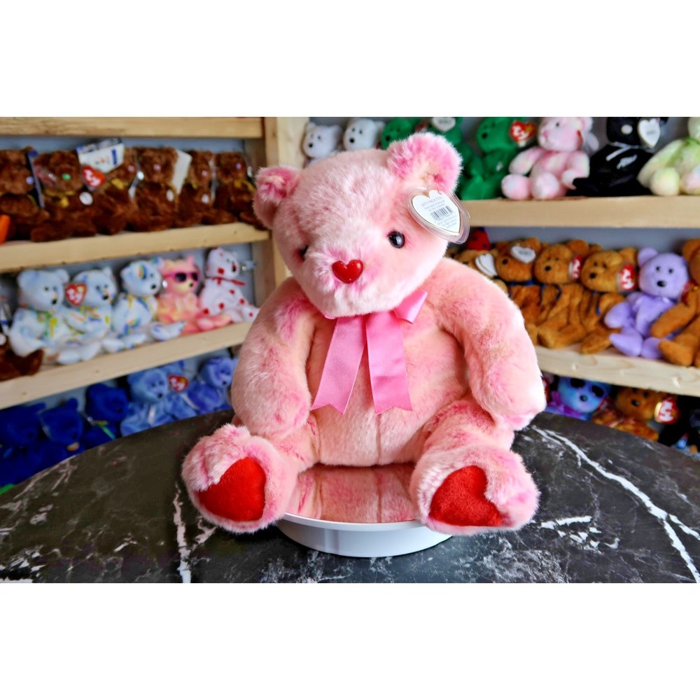 TY Beanie Buddy - Romance the Bear‎ | MWMT | Vintage | Rare